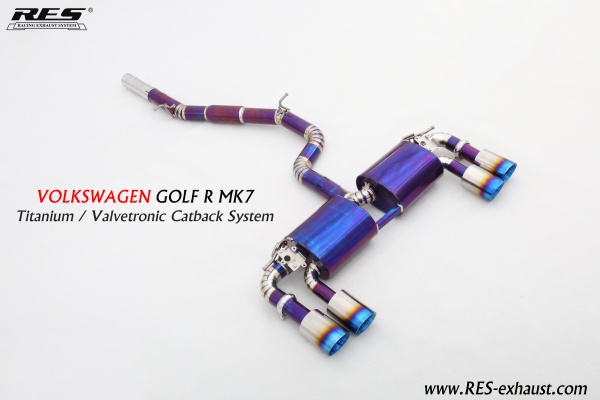 Volkswagen Golf 7R Titanium / Valvetronic Catback System