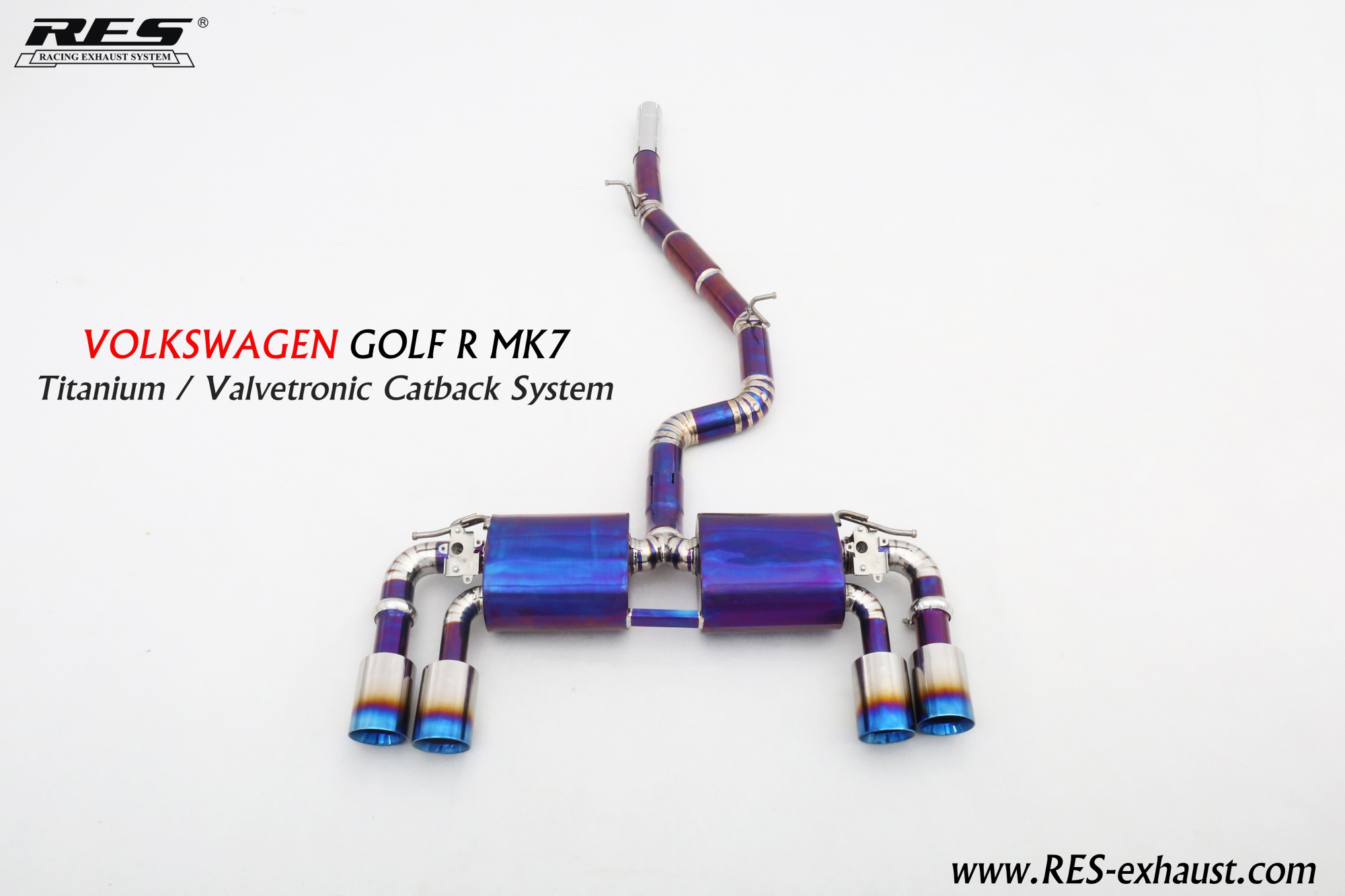 Volkswagen Golf 7R Titanium / Valvetronic Catback System