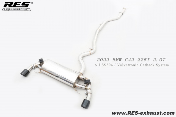 BMW 2 Series G42 All SS304 / Valvetronic Catback System
