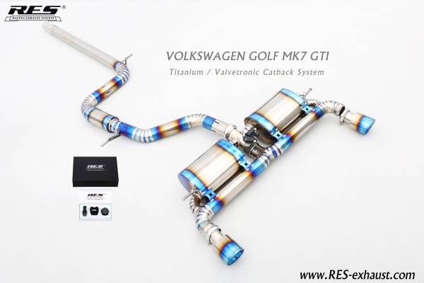 Volkswagen Golf MK7 Titanium / Valvetronic Catback System