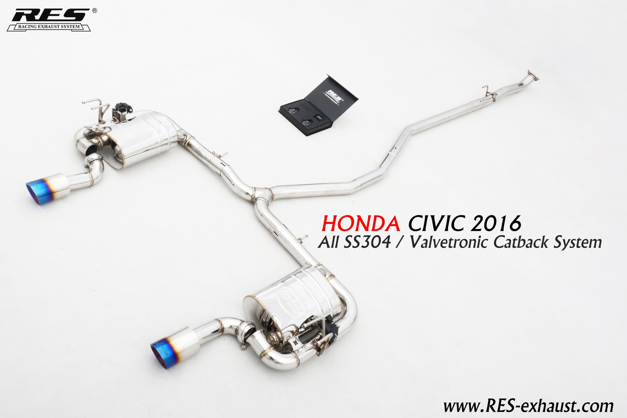 Honda Civic FC1 All SS304 / Valvetronic Catback System