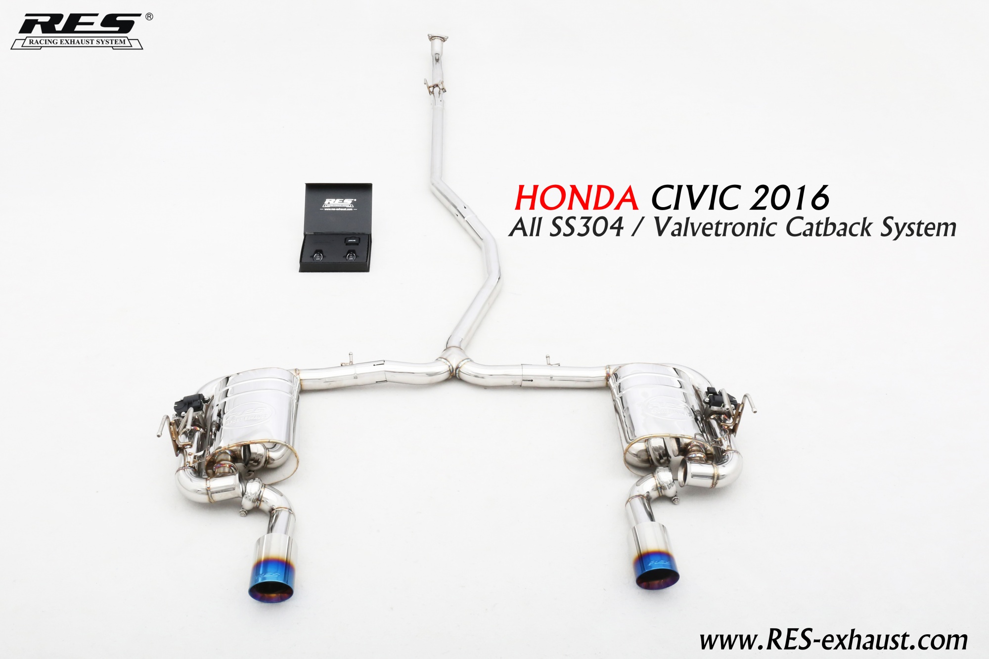 Honda Civic FC1 All SS304 / Valvetronic Catback System