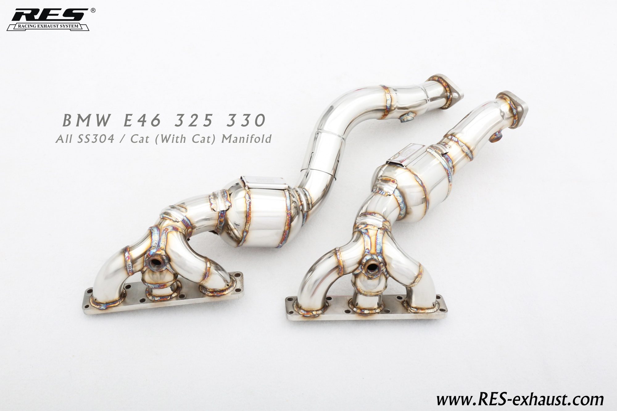 BMW 3 Series E46 All SS304 / Valvetronic Catback System