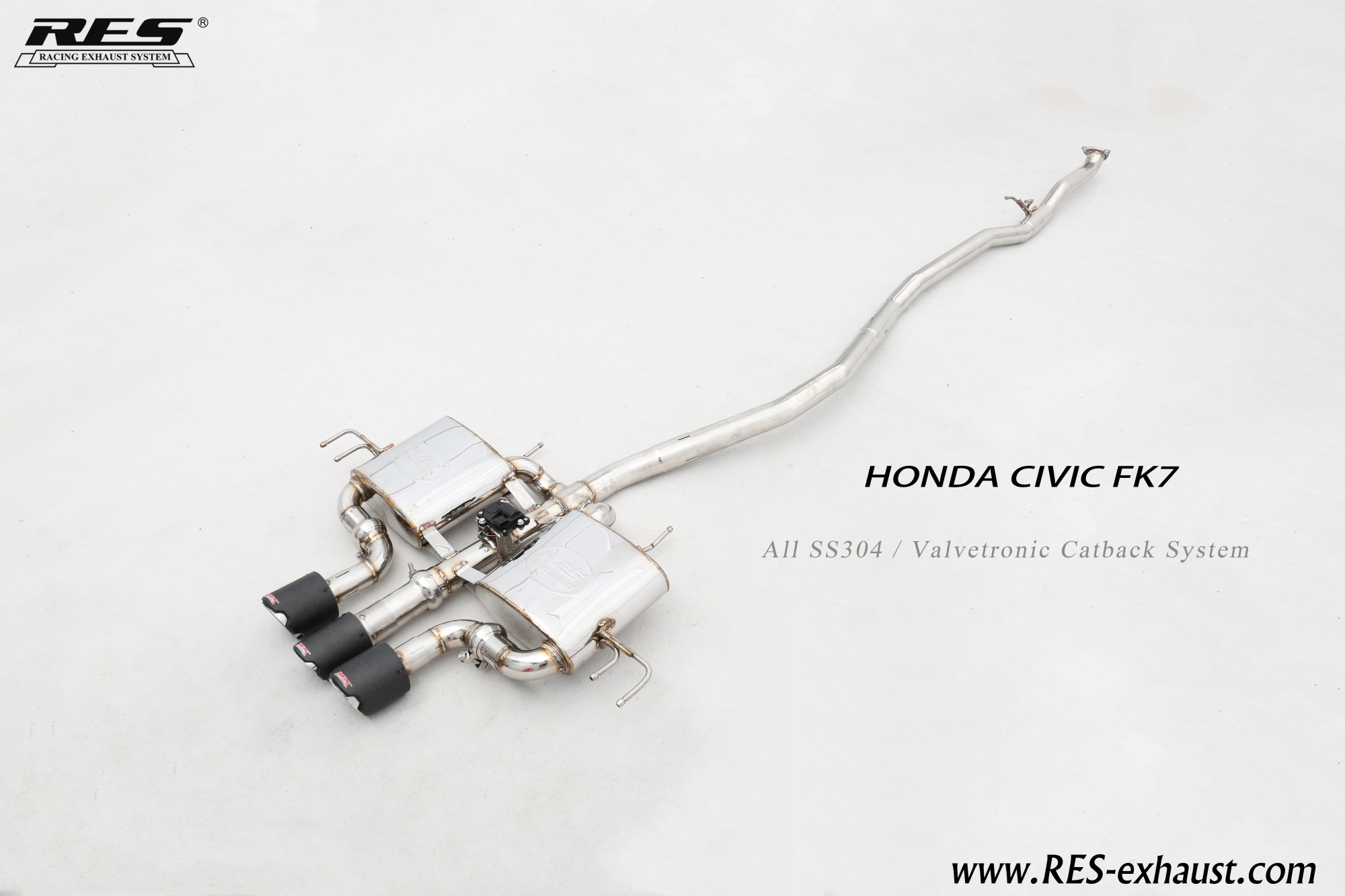Honda Civic FK7 All SS304 / Valvetronic Catback System