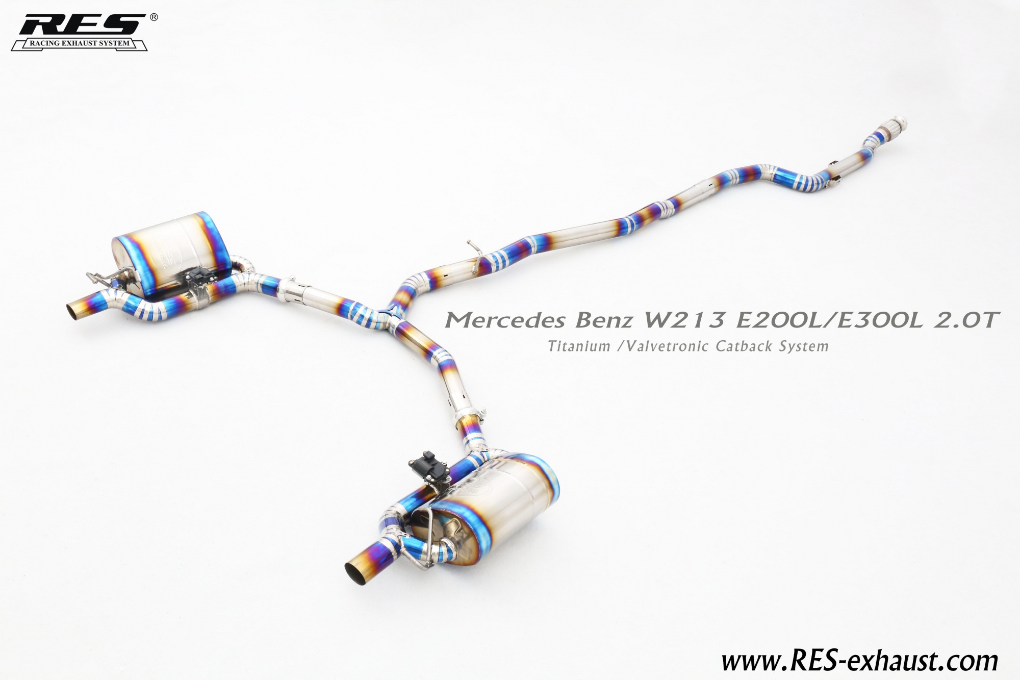 Mercedes-Benz W213 Titanium / Valvetronic Catback System