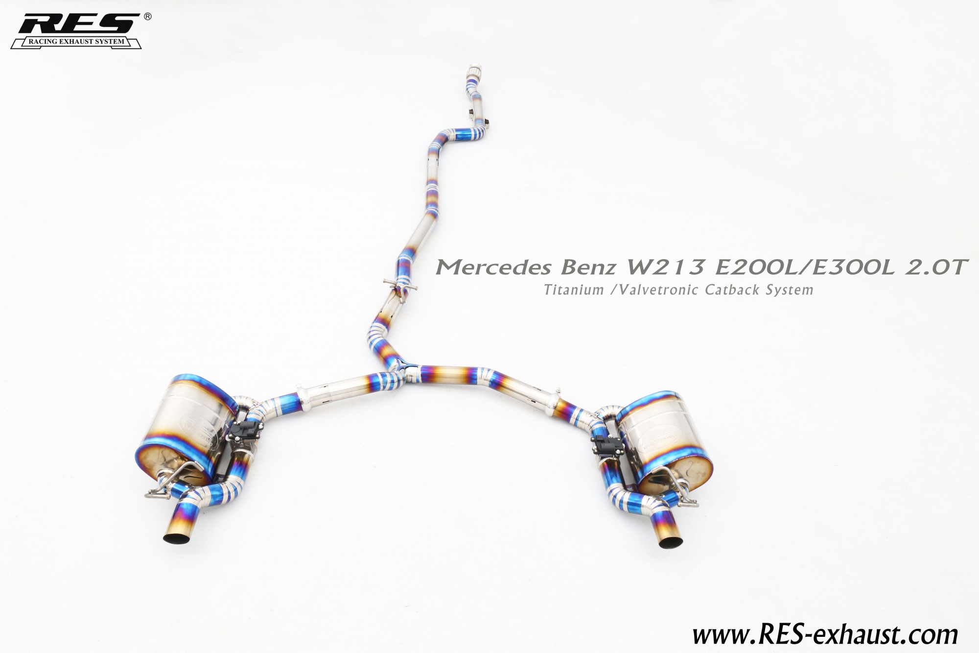 Mercedes-Benz W213 Titanium / Valvetronic Catback System