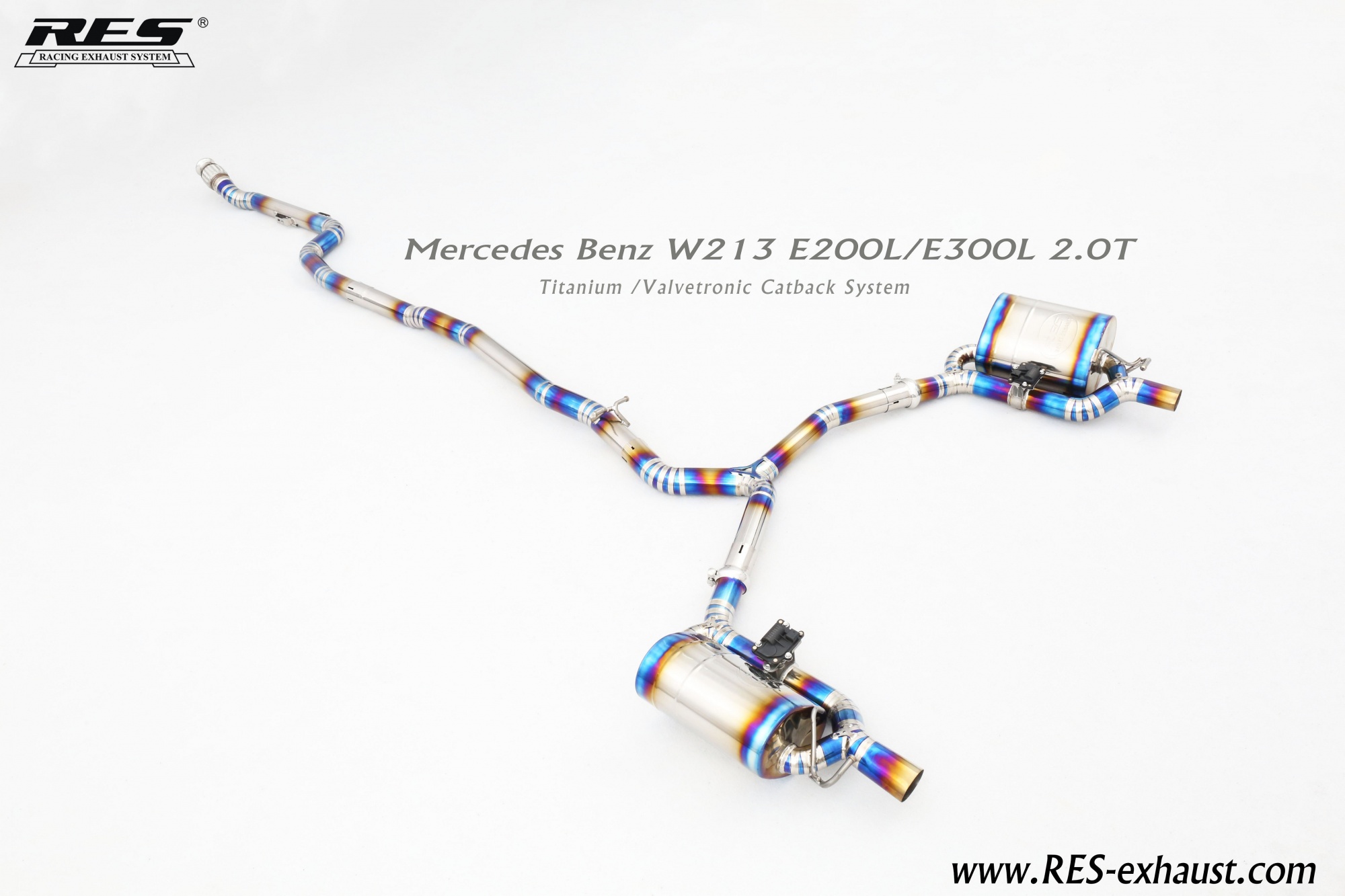 Mercedes-Benz W213 Titanium / Valvetronic Catback System