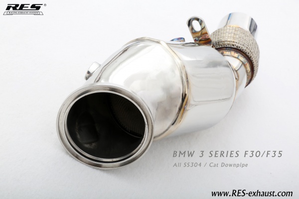 BMW 3 Series F30 All SS304 / Cat (With Cat) Downpipe
