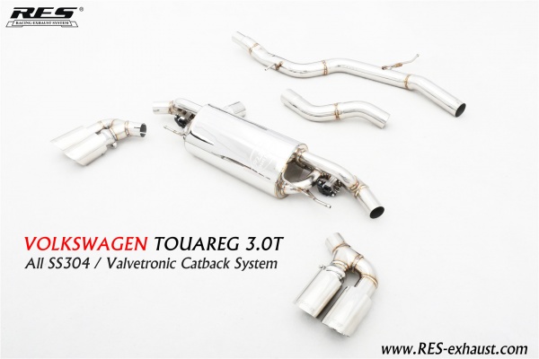 Volkswagen Touareg All SS304 / Valvetronic Catback System