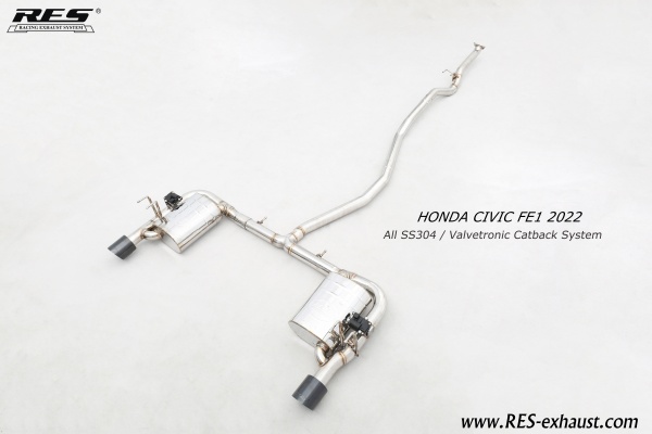 Honda Civic FE1 All SS304 / Valvetronic Catback System