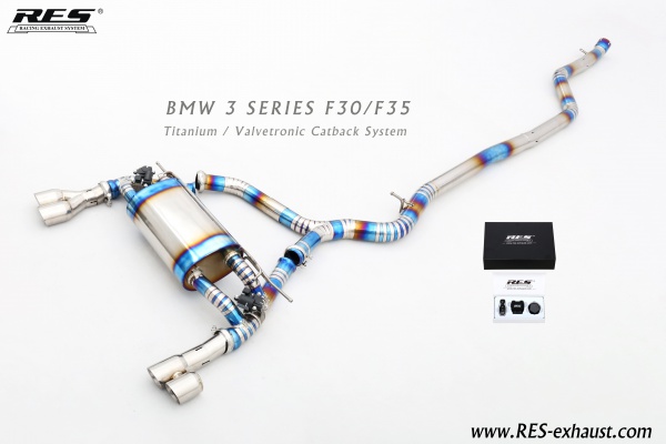 BMW 3 Series F30 Titanium / Valvetronic Catback System