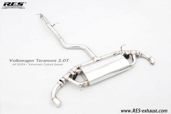 Volkswagen Teramont All SS304 / Valvetronic Catback System