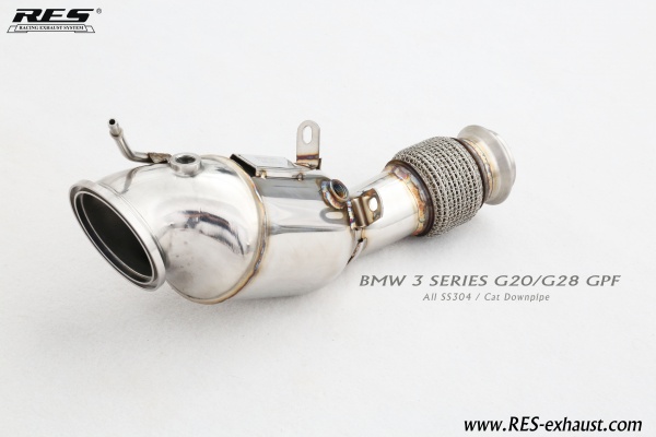 BMW 3 Series G20 All SS304 / Cat (With Cat) Downpipe