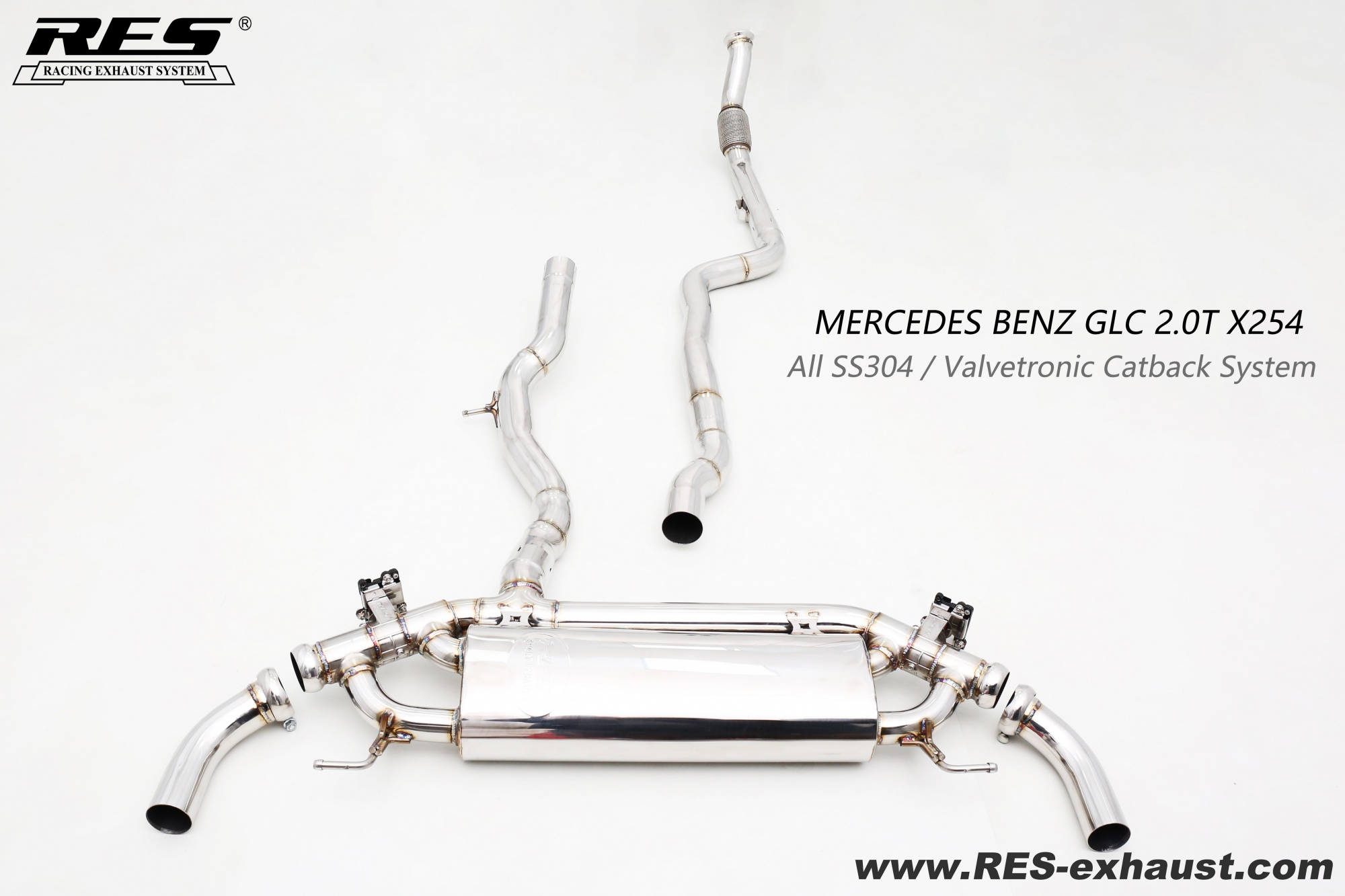 Mercedes-Benz X254 All SS304 / Valvetronic Catback System