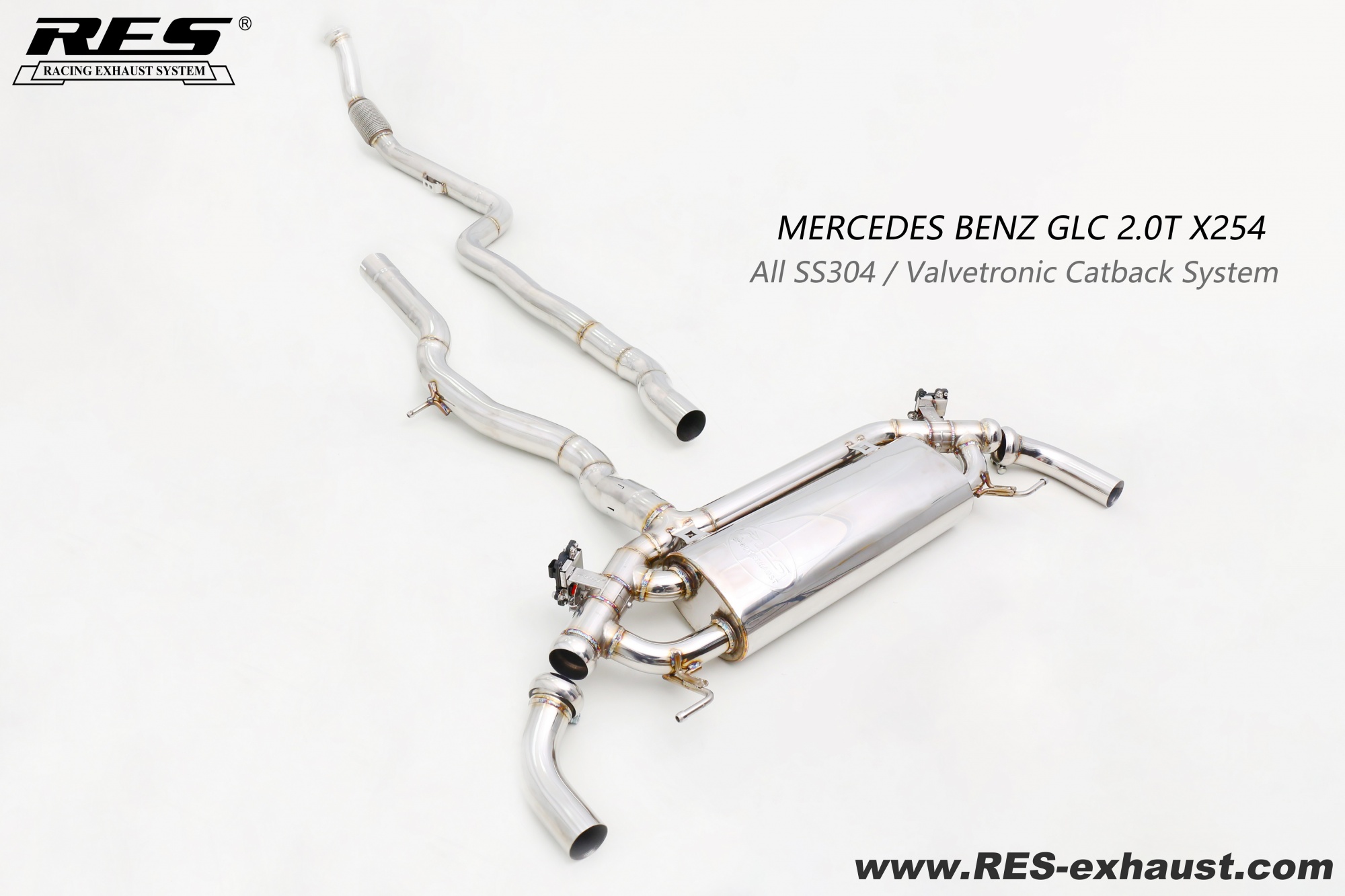 Mercedes-Benz X254 All SS304 / Valvetronic Catback System