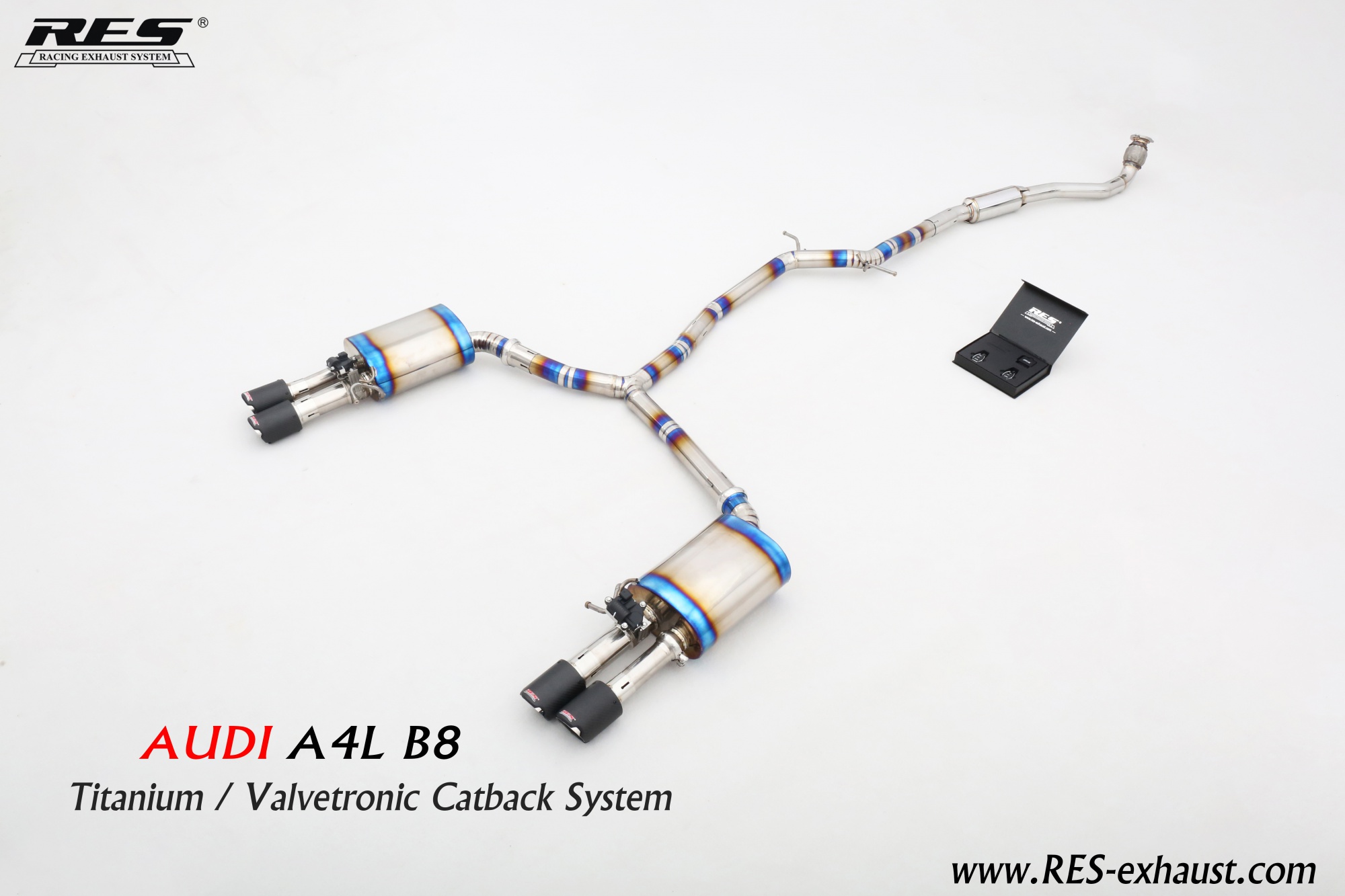 Audi A4 B8 Titanium / Valvetronic Catback System