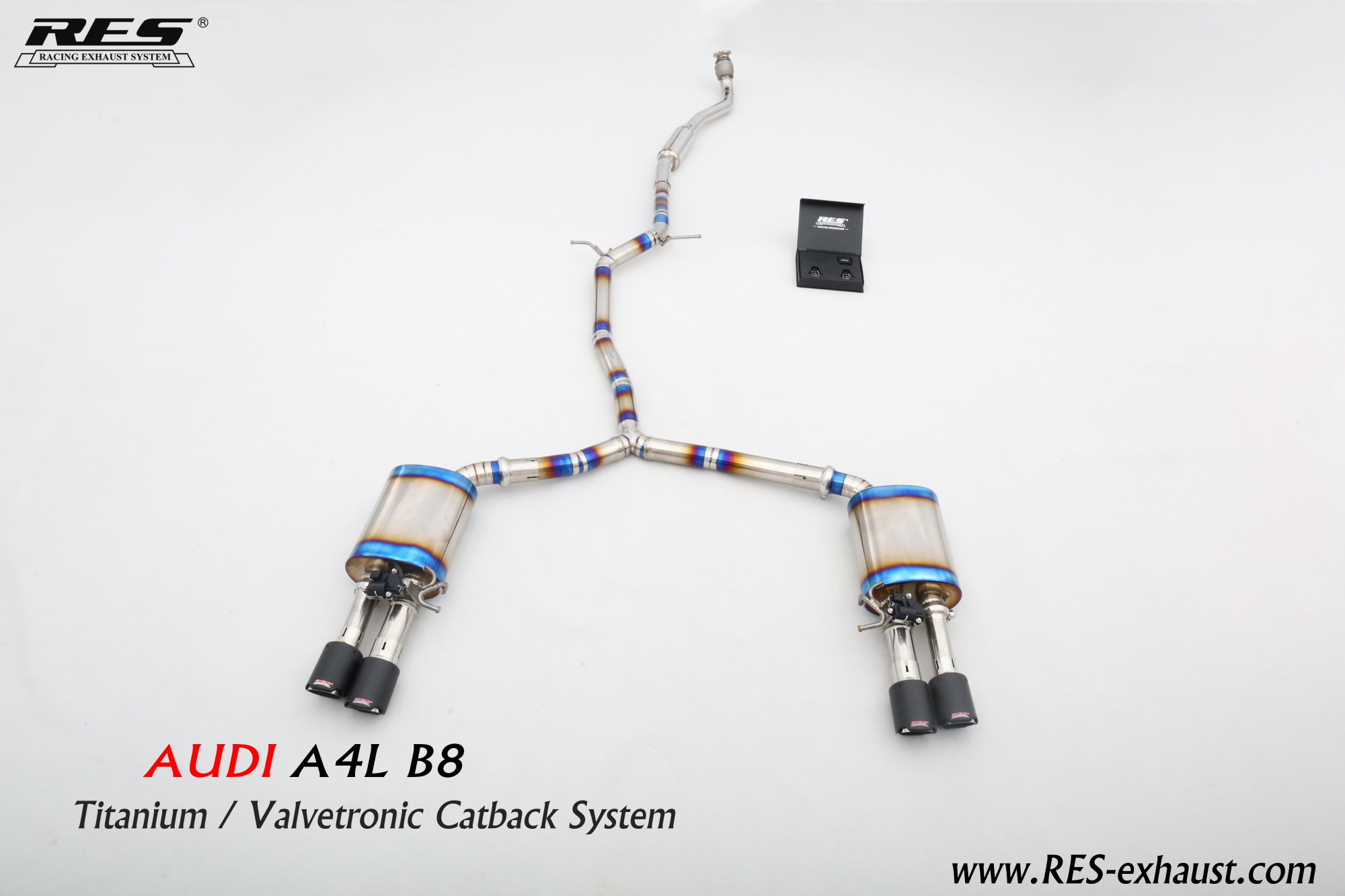 Audi A4 B8 Titanium / Valvetronic Catback System