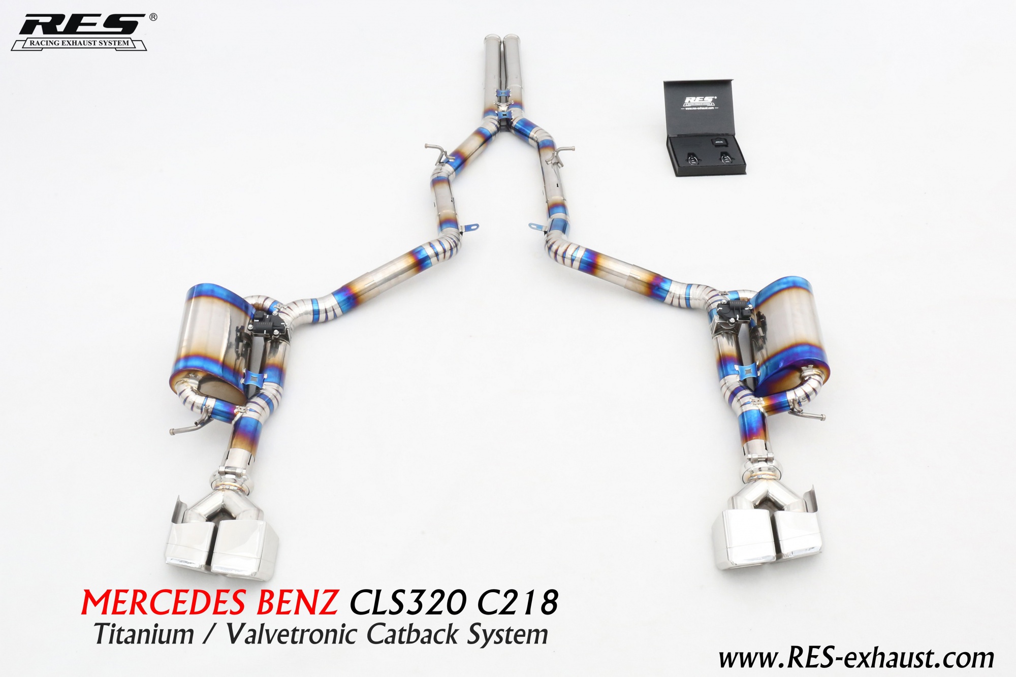 Mercedes-Benz C218 Titanium / Valvetronic Catback System