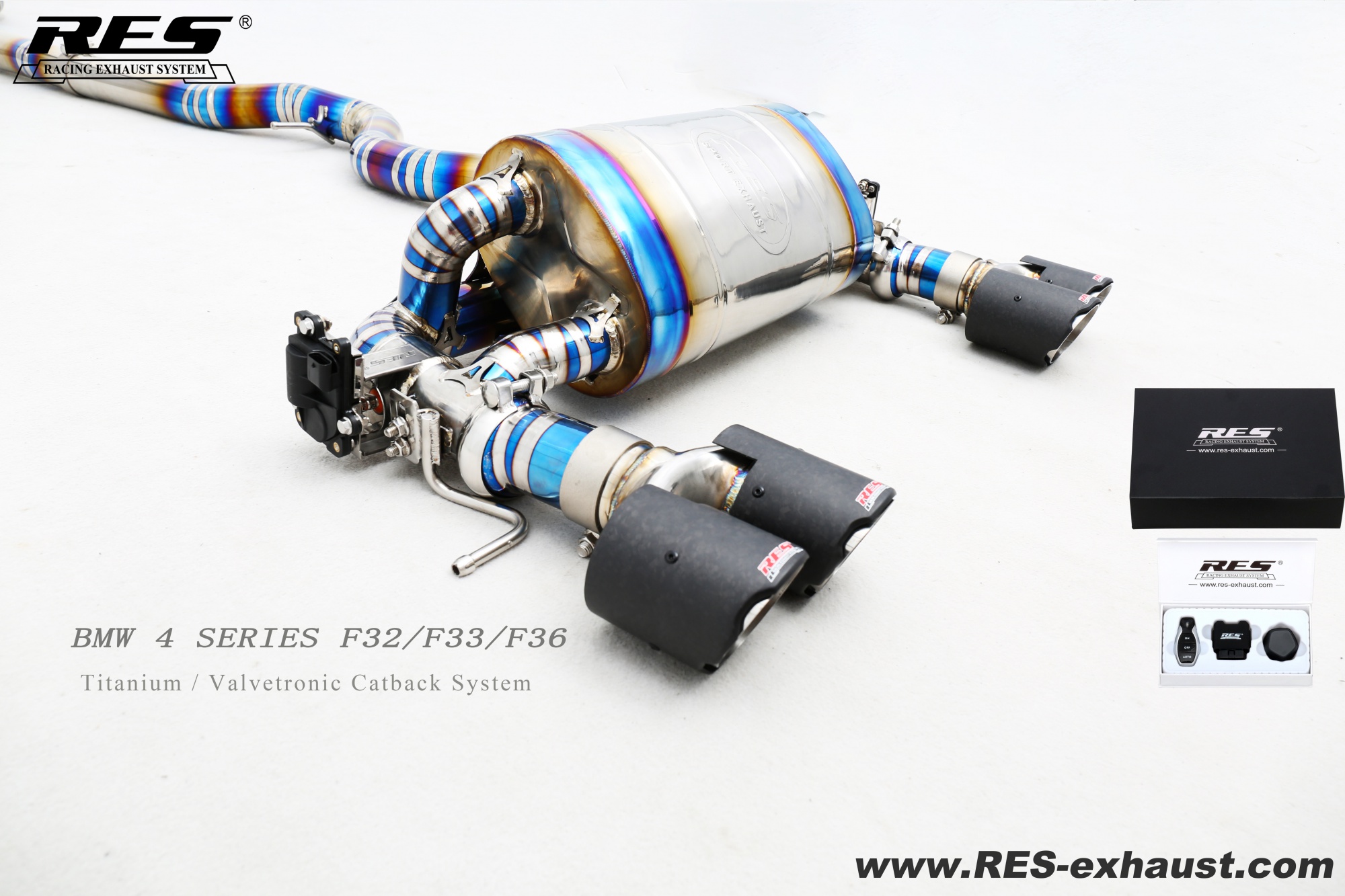 BMW 4 Series F32/F33/F36 Titanium / Valvetronic Catback System