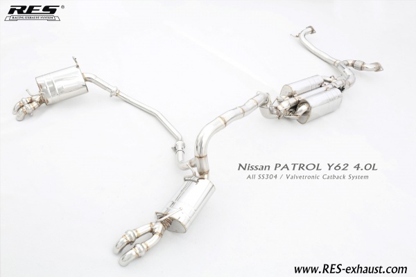 Nissan Patrol All SS304 / Valvetronic Catback System