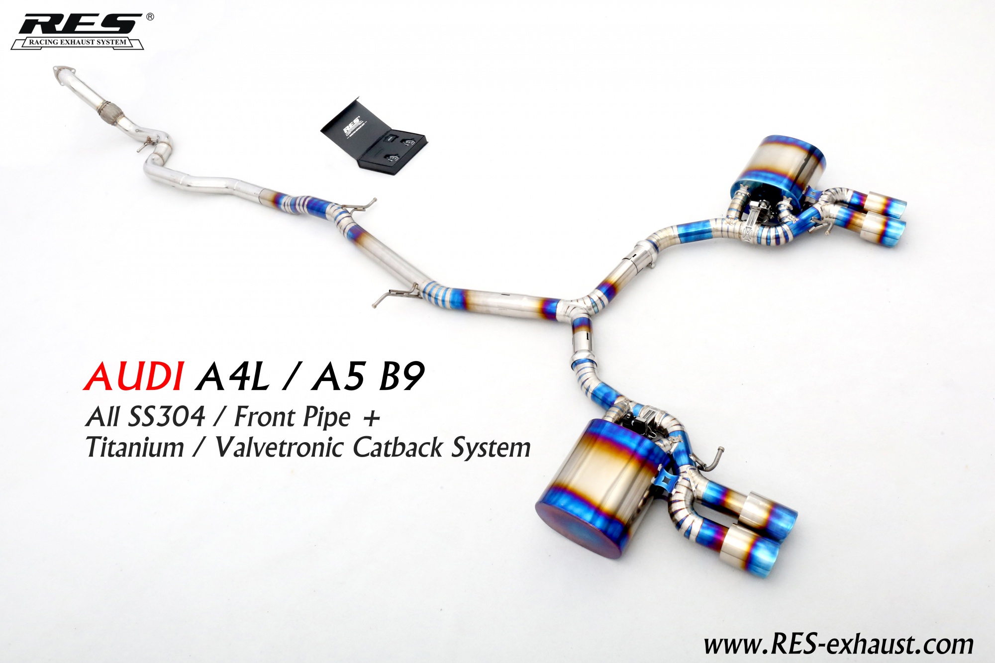 Audi A4 B9 Titanium / Valvetronic Catback System