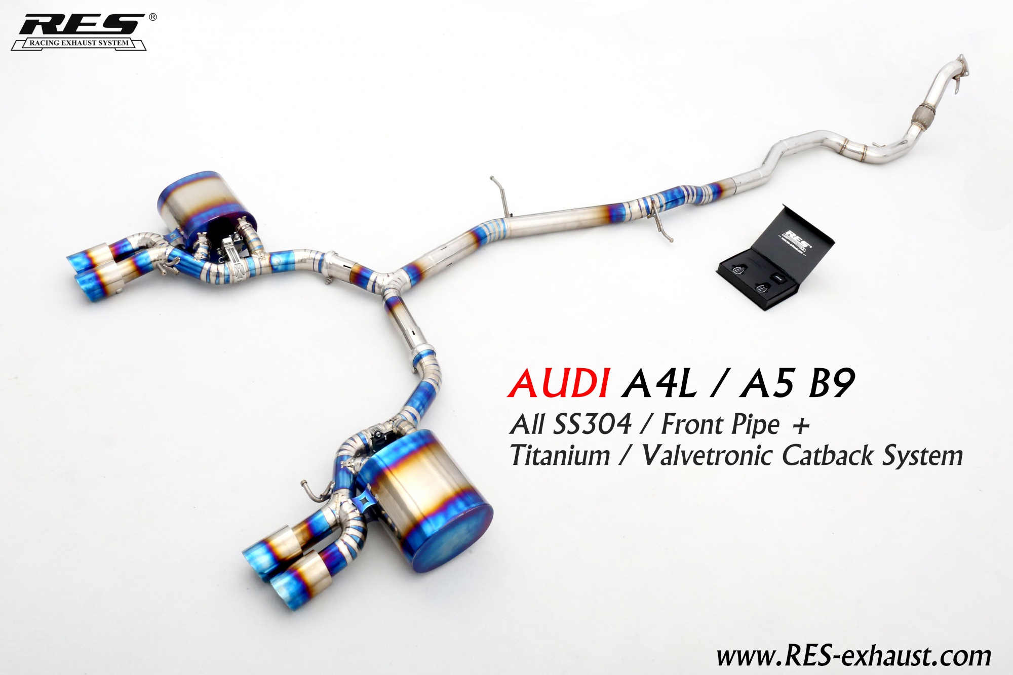 Audi A4 B9 Titanium / Valvetronic Catback System