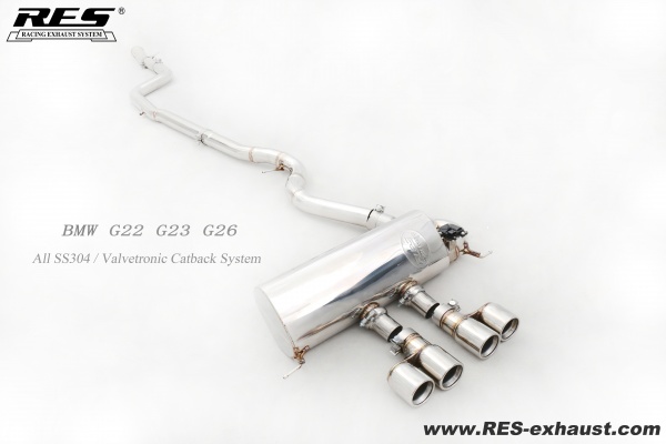 BMW 4 Series G22/G23/G26 All SS304 / Valvetronic Catback System