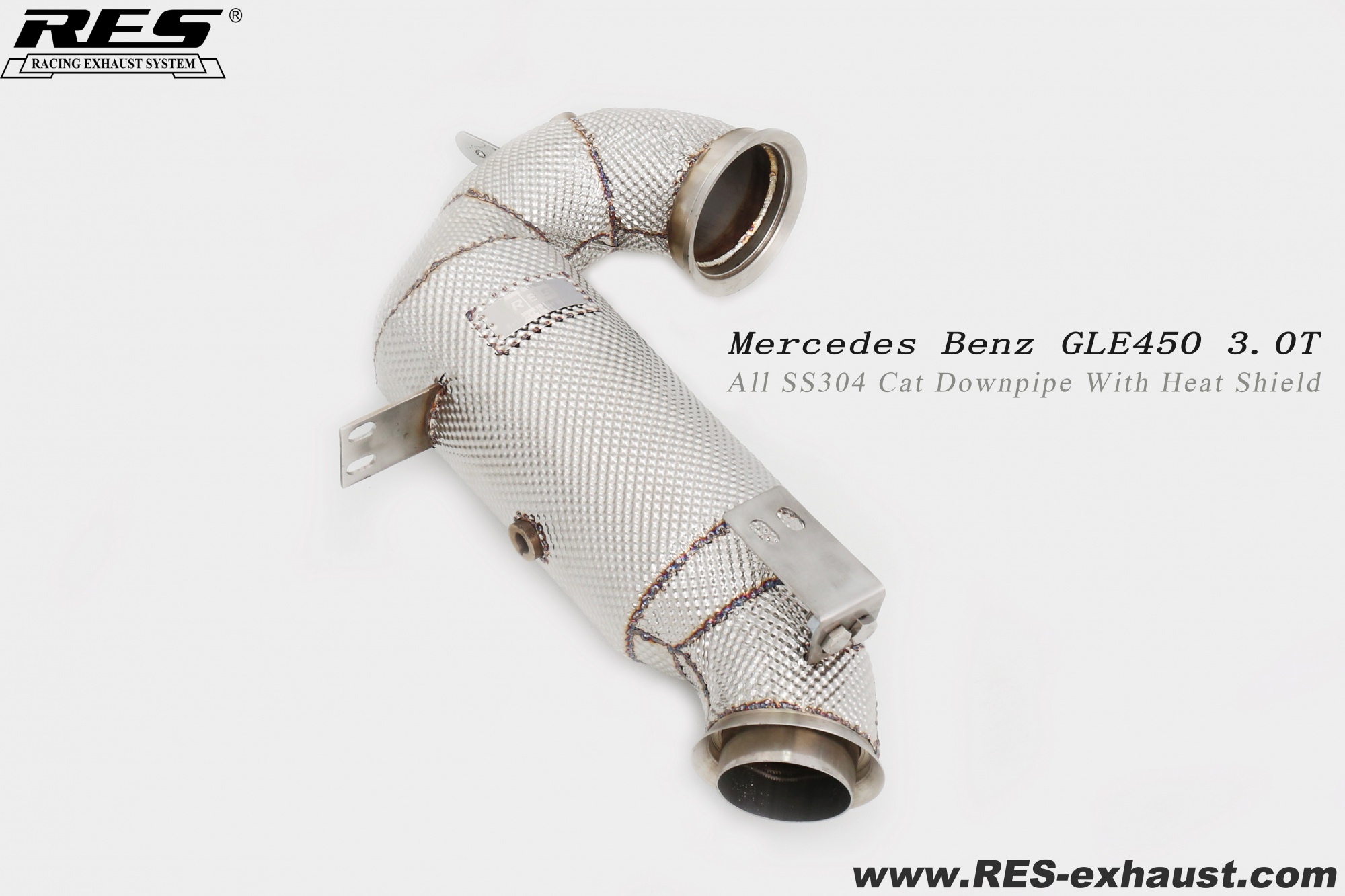 Mercedes-Benz GLE-W167 Cat Downpipe With Heat Shield