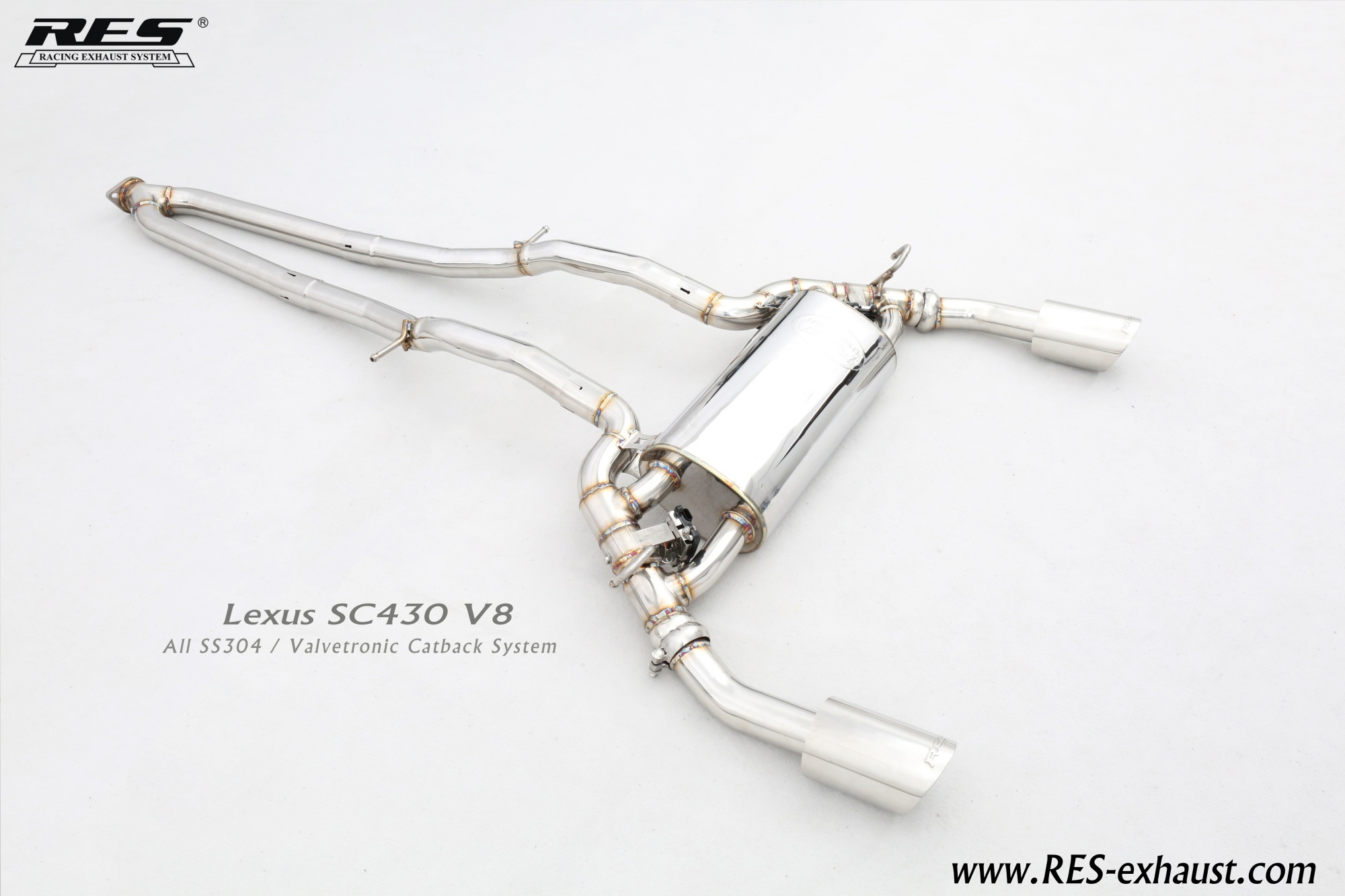 Lexus SC430 All SS304 / Valvetronic Catback System