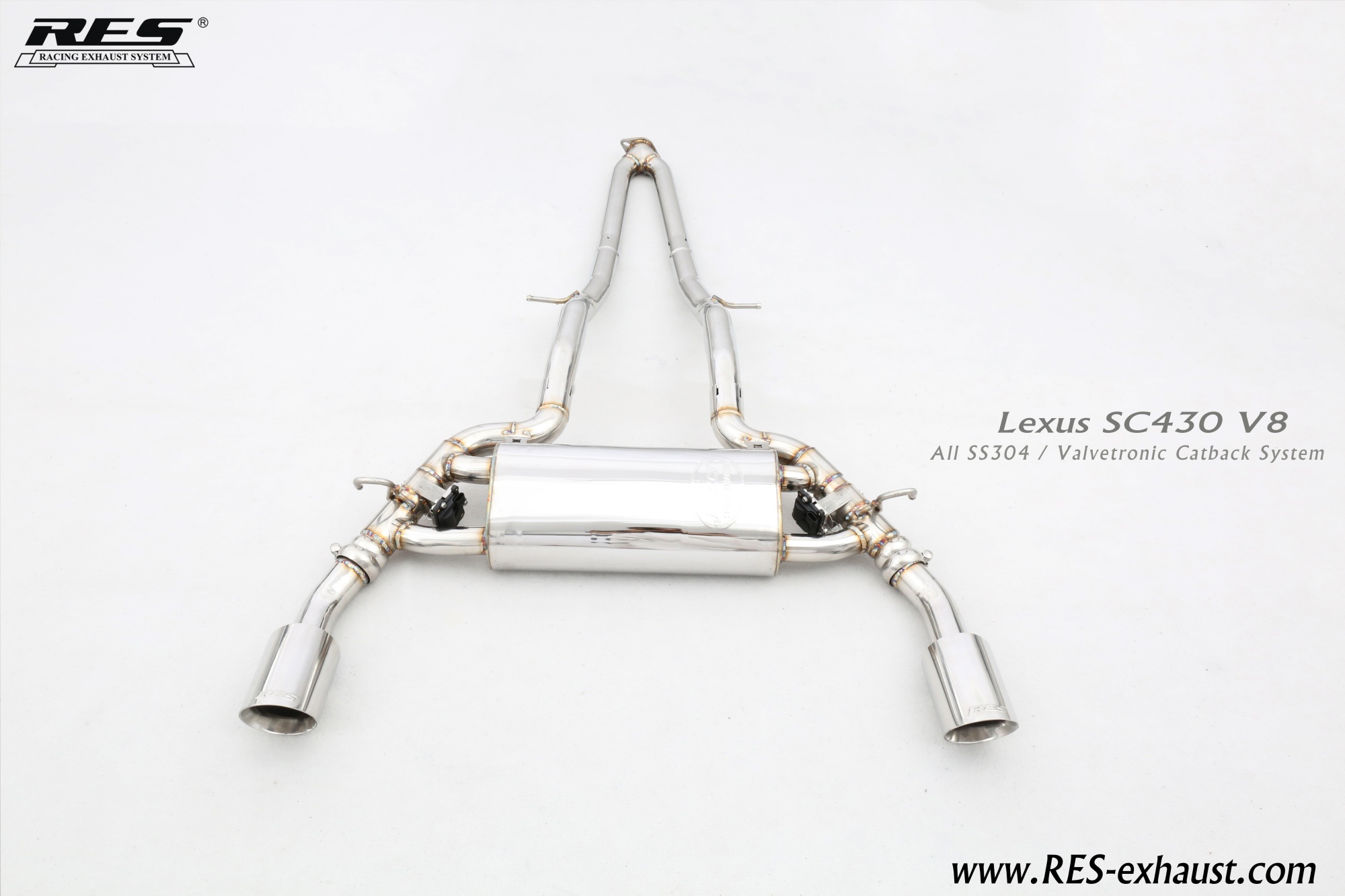Lexus SC430 All SS304 / Valvetronic Catback System