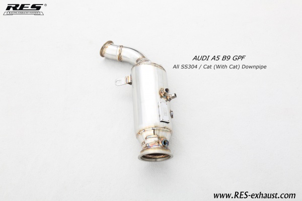 Audi A5 B9 All SS304 / Cat (With Cat) Downpipe