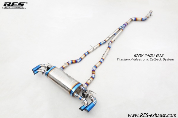 BMW 7 Series G12 Titanium / Valvetronic Catback System