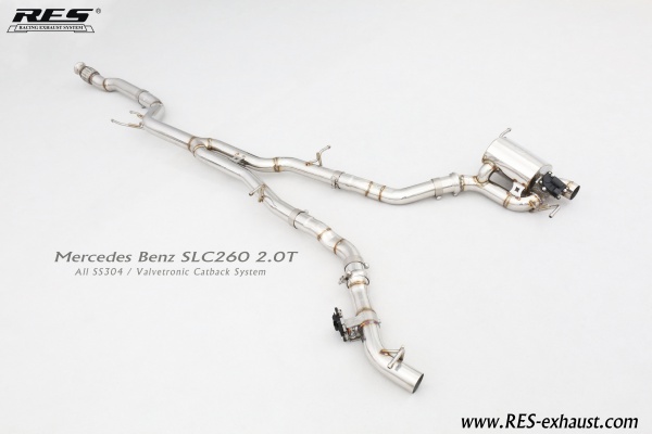 Mercedes-Benz SLC All SS304 / Valvetronic Catback System