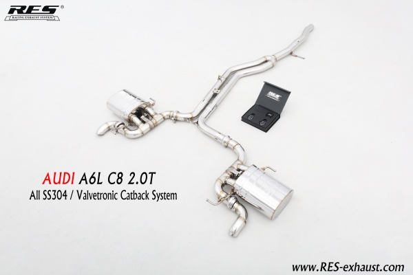 Audi A6 C8 2.0T All SS304 / Valvetronic Catback System