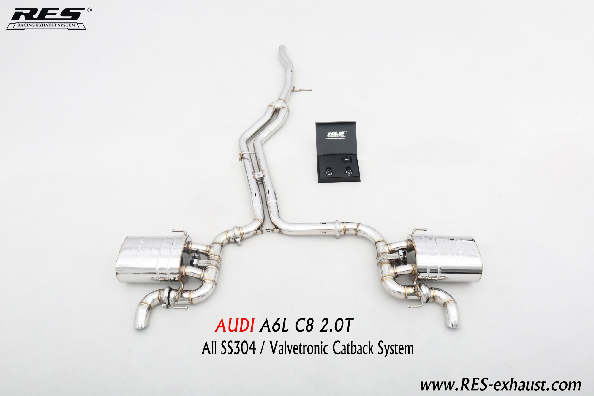 Audi A6 C8 2.0T All SS304 / Valvetronic Catback System