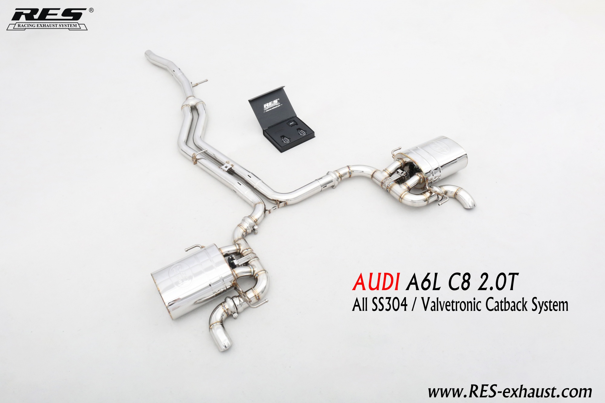 Audi A6 C8 2.0T All SS304 / Valvetronic Catback System