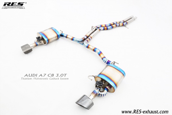 Audi A7 C8 3.0T Titanium / Valvetronic Catback System