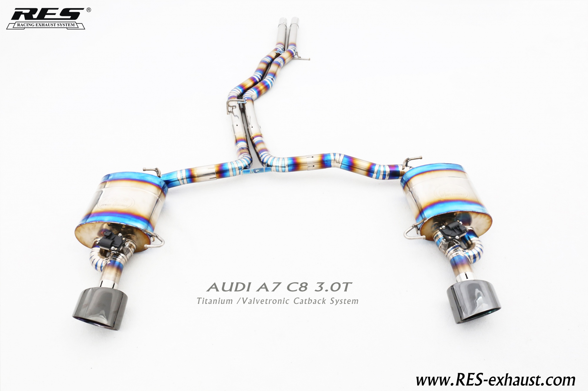 Audi A7 C8 3.0T Titanium / Valvetronic Catback System