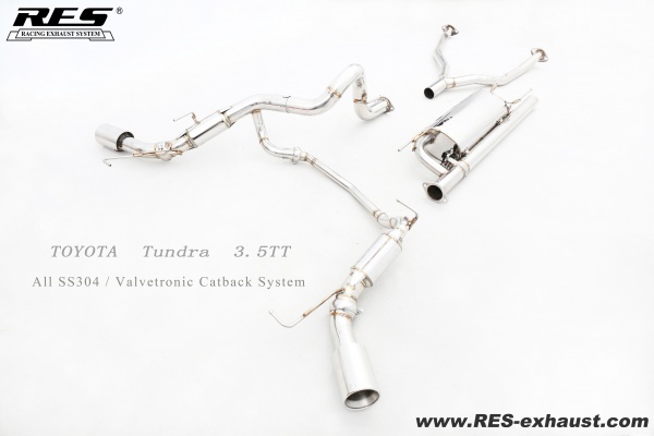 Toyota Tundra All SS304 / Valvetronic Catback System