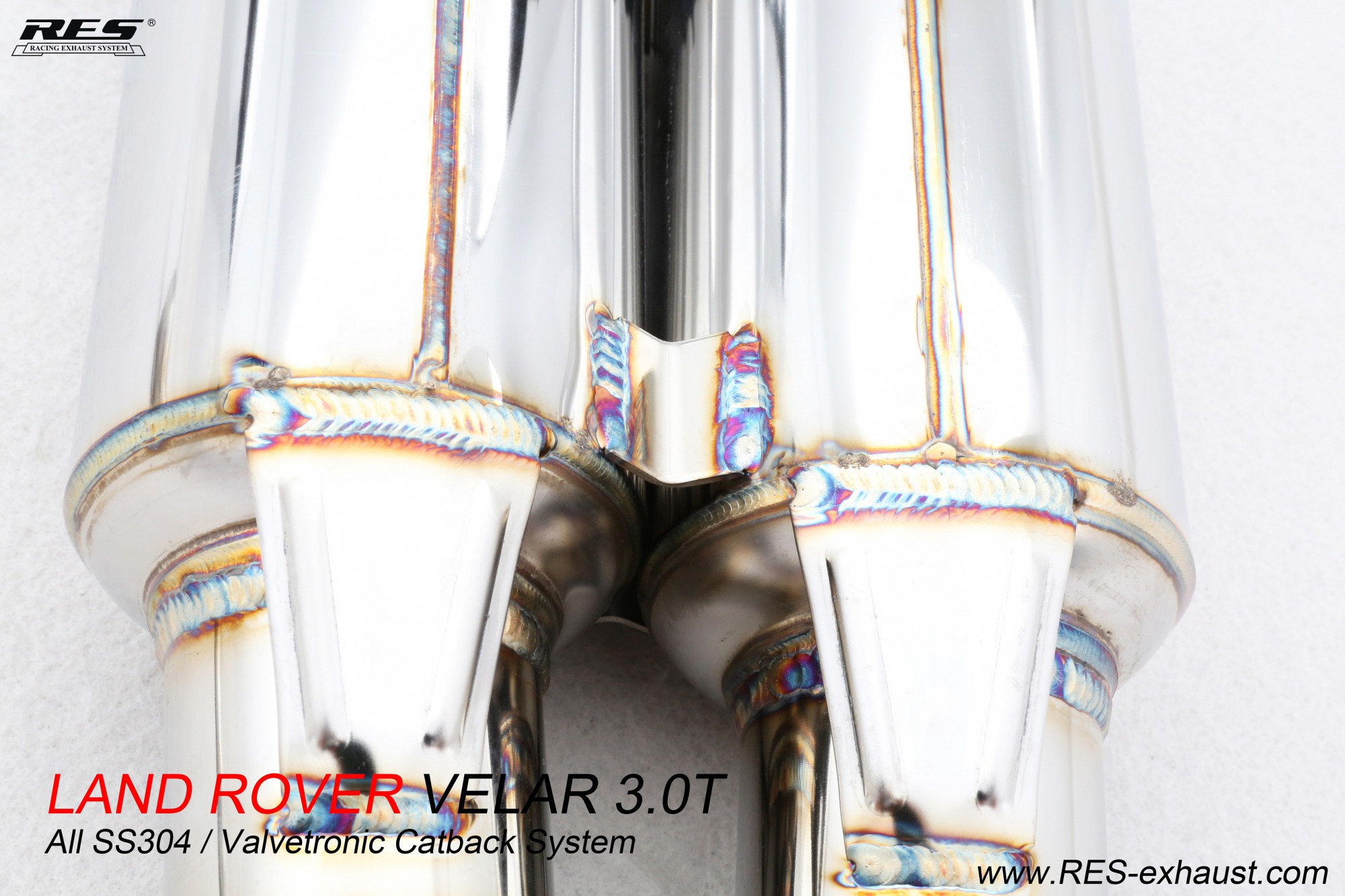 Land Rover Velar All SS304 / Valvetronic Catback System
