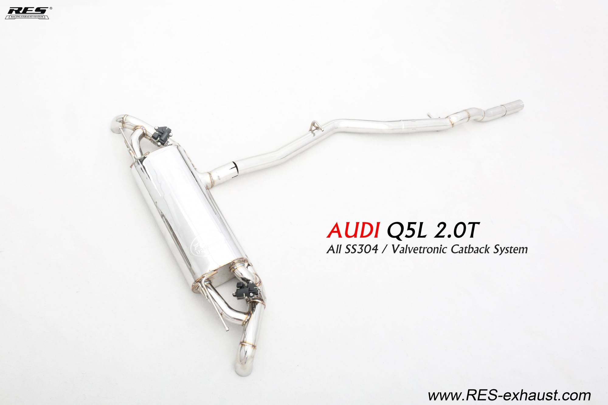 Audi Q5 All SS304 / Valvetronic Catback System