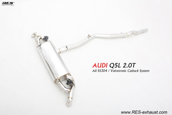 Audi Q5 All SS304 / Valvetronic Catback System