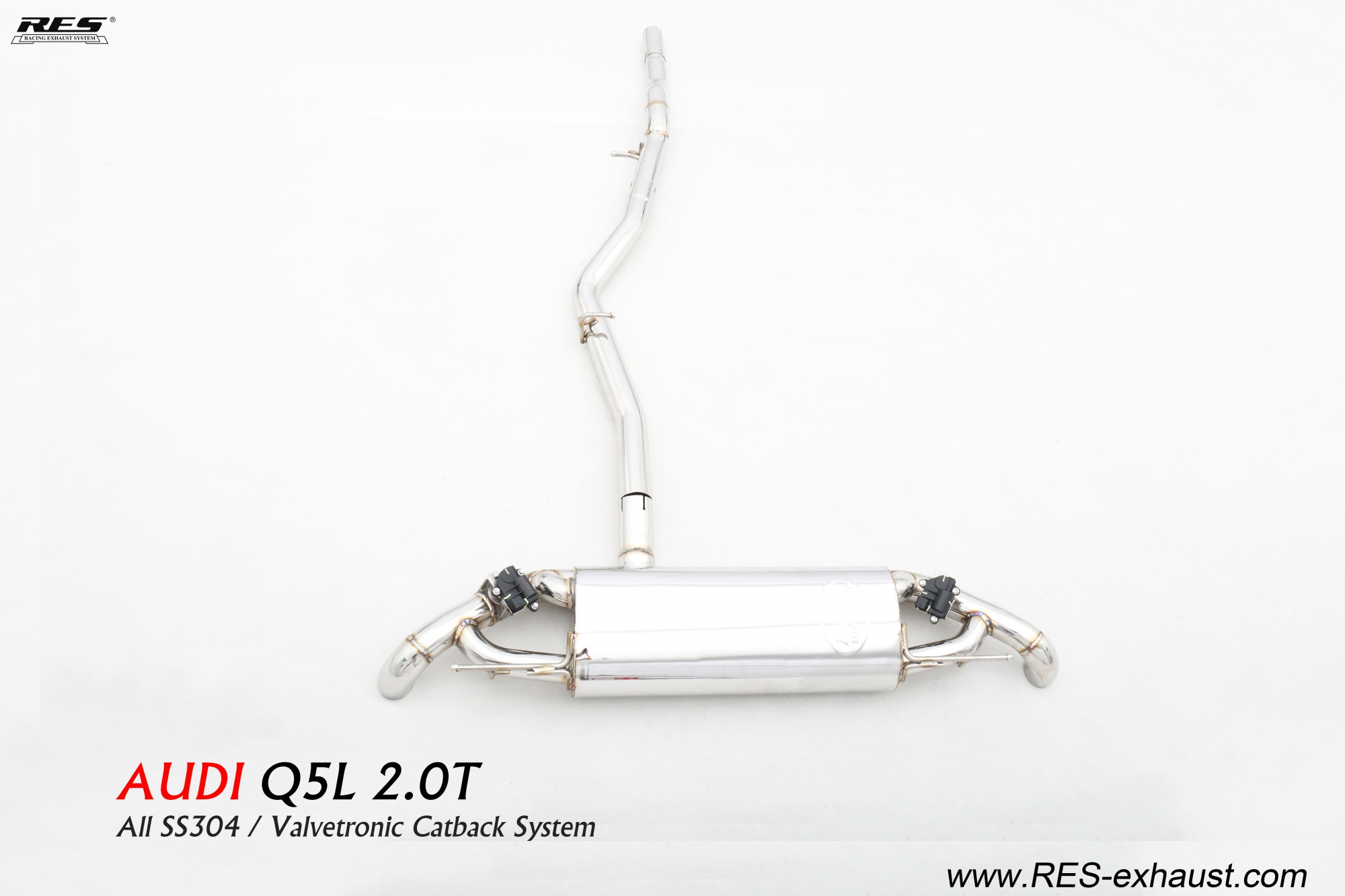 Audi Q5 All SS304 / Valvetronic Catback System