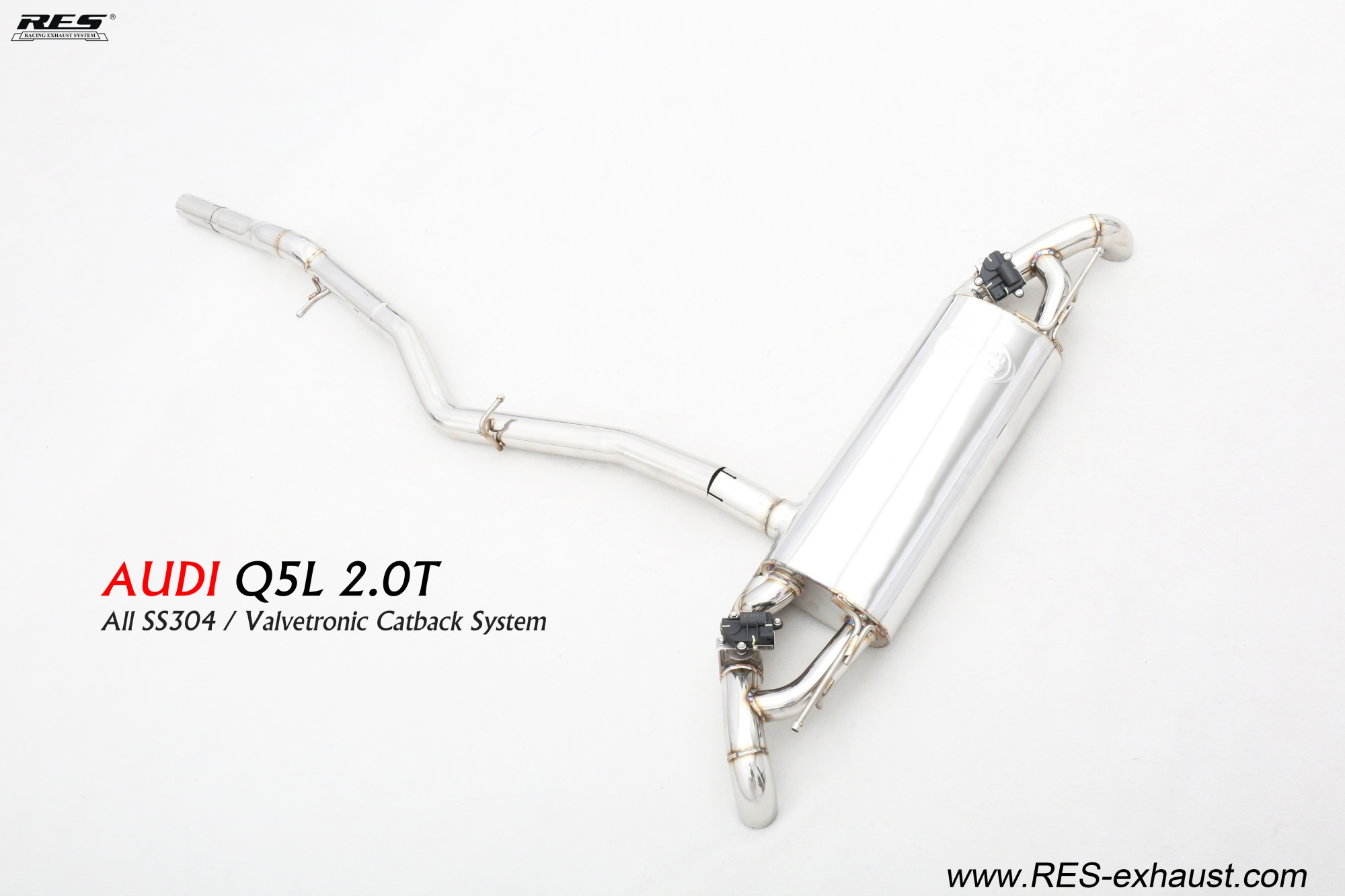 Audi Q5 All SS304 / Valvetronic Catback System