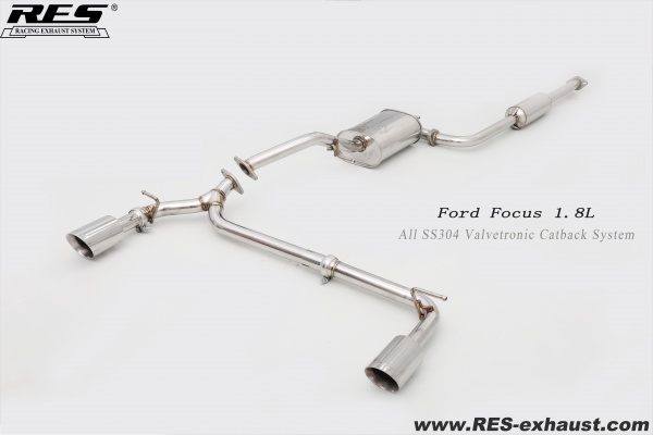 Ford Focus All SS304 / Valvetronic Catback System