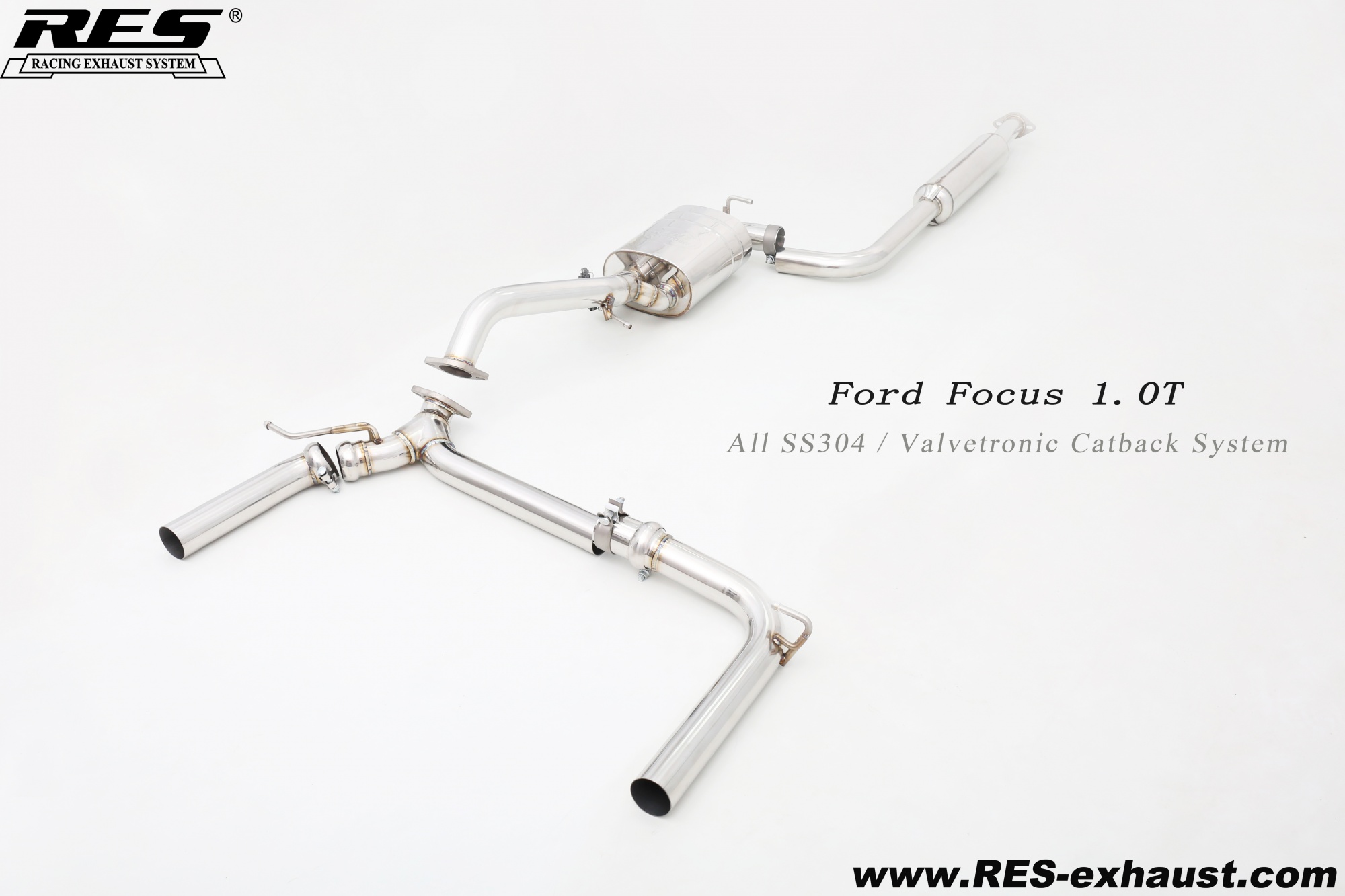 Ford Focus All SS304 / Valvetronic Catback System