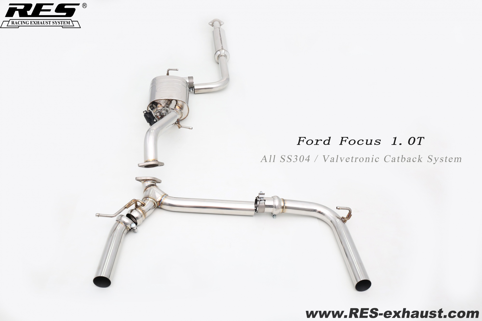 Ford Focus All SS304 / Valvetronic Catback System