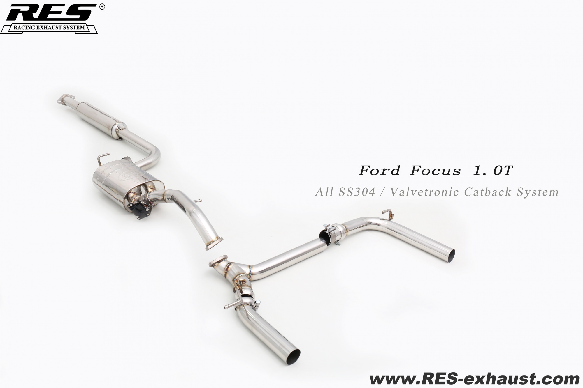 Ford Focus All SS304 / Valvetronic Catback System