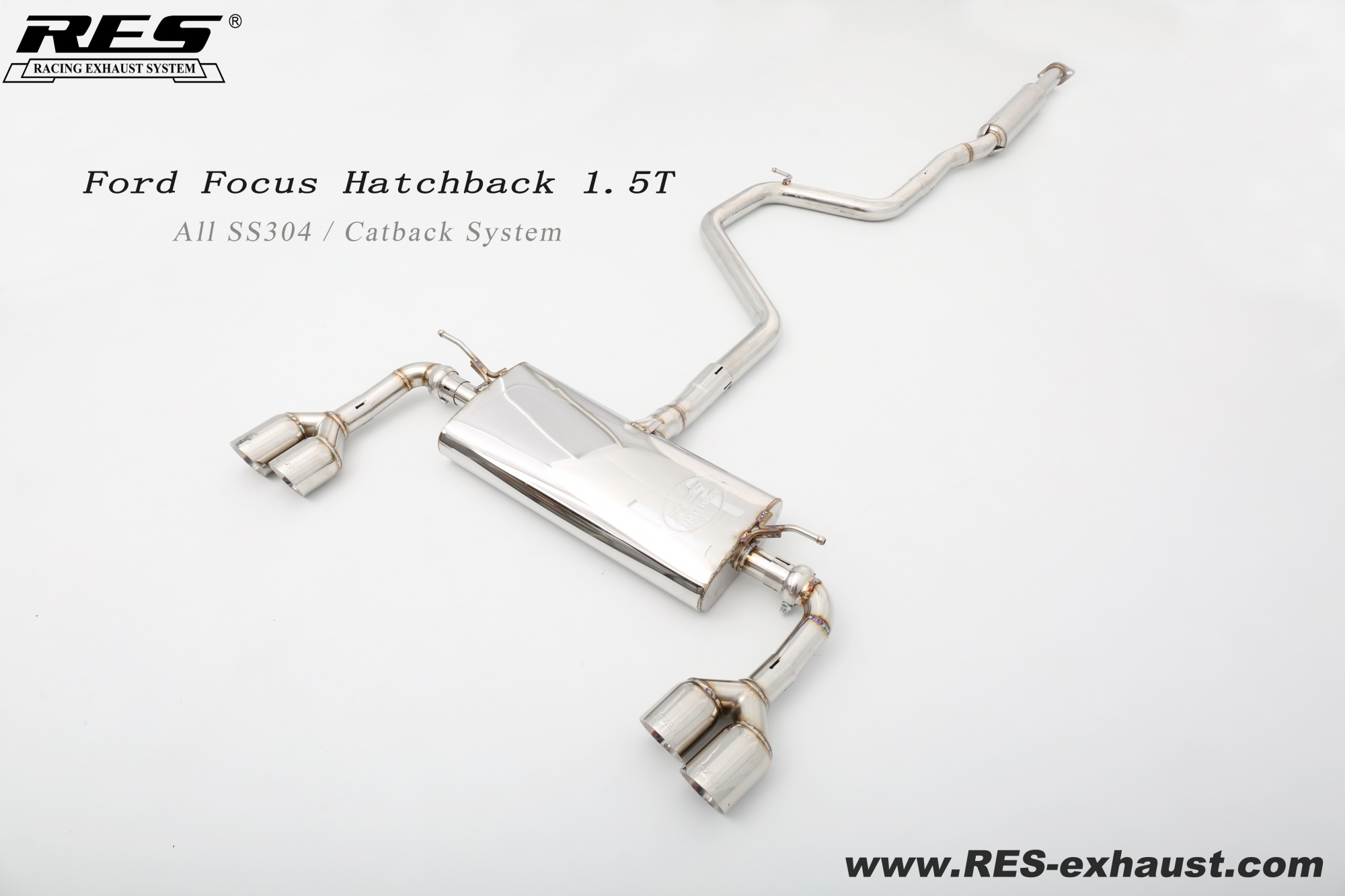 Ford Focus All SS304 / Valvetronic Catback System