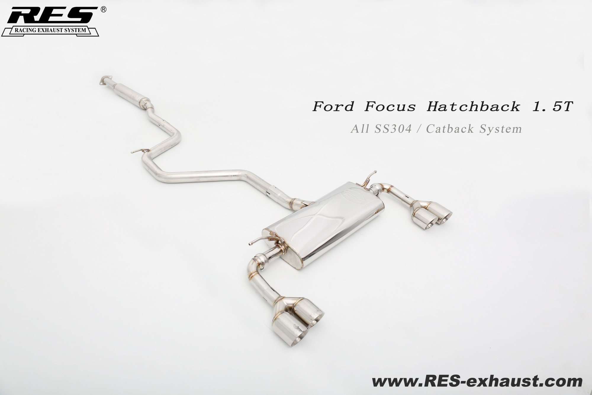 Ford Focus All SS304 / Valvetronic Catback System